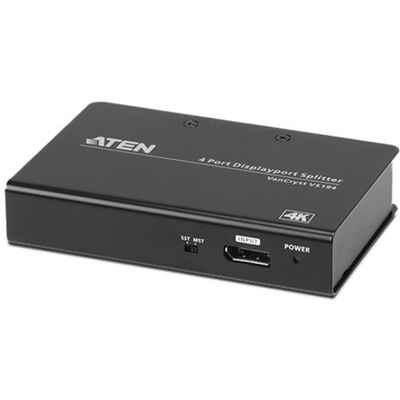 Aten technology ATEN VanCryst VS194 - Video/audiosplitser - 4 x DisplayPort - desktop Aten technology ATEN VanCryst VS194 - Video/audiosplitser - 4 x DisplayPort - desktop