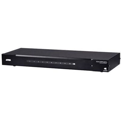 Aten technology ATEN VanCryst VS0110HA - Video/audiosplitser - 10 x HDMI - rack-uitvoering Aten technology ATEN VanCryst VS0110HA - Video/audiosplitser - 10 x HDMI - rack-uitvoering