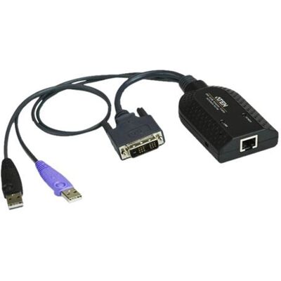 Aten technology ATEN KA7166 - Toetsenbord / video / muis (TVM) kabel - RJ-45 (V) naar USB, DVI-D (M) Aten technology ATEN KA7166 - Toetsenbord / video / muis (TVM) kabel - RJ-45 (V) naar USB, DVI-D (M)