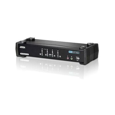 Aten technology ATEN CubiQ CS1784A - KVM / audio / USB switch - 4 x KVM / audio - 1 lokale gebruiker - desktop Aten technology ATEN CubiQ CS1784A - KVM / audio / USB switch - 4 x KVM / audio - 1 lokale gebruiker - desktop