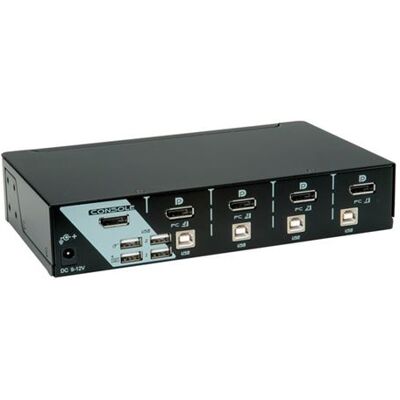 Secomp ROLINE KVM Switch - KVM / audio / USB switch - 4 x KVM / audio / USB - 1 lokale gebruiker - desktop Secomp ROLINE KVM Switch - KVM / audio / USB switch - 4 x KVM / audio / USB - 1 lokale gebruiker - desktop
