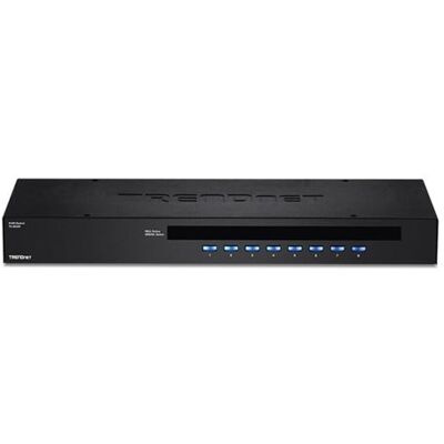 TRENDnet TK 803R - KVM-schakelaar - 8 x KVM port(s) - 1 lokale gebruiker - rack-uitvoering - TAA Compliant TRENDnet TK 803R - KVM-schakelaar - 8 x KVM port(s) - 1 lokale gebruiker - rack-uitvoering - TAA Compliant