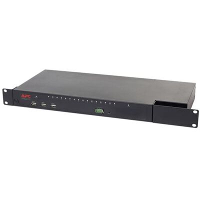 APC KVM1116R - KVM-schakelaar - 1 lokale gebruiker - 1 IP-gebruiker - rack-uitvoering - voor P/N: SCL500RM1U, SMX1500RM2UCNCUS, SMX1500RM2UCUS, SMX2KR2UX145, SMX3KR2UNCX145, SMX750CUS APC KVM1116R - KVM-schakelaar - 1 lokale gebruiker - 1 IP-gebruiker - rack-uitvoering - voor P/N: SCL500RM1U, SMX1500RM2UCNCUS, SMX1500RM2UCUS, SMX2KR2UX145, SMX3KR2UNCX145, SMX750CUS