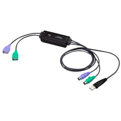 ATEN - Toetsenbord / video / muis (TVM) kabel - USB, PS/2 (M) naar USB (V) - 80 cm - zwart - voor P/N: KX9970R, KX9970T ATEN - Toetsenbord / video / muis (TVM) kabel - USB, PS/2 (M) naar USB (V) - 80 cm - zwart - voor P/N: KX9970R, KX9970T