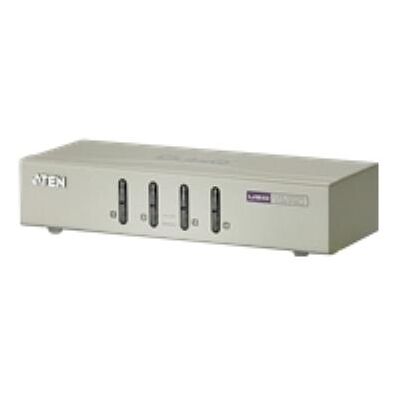 ATEN Technology ATEN CS74U - KVM / audioschakelaar - 4 x KVM / audio - 1 lokale gebruiker - desktop - gelijkstroom ATEN Technology ATEN CS74U - KVM / audioschakelaar - 4 x KVM / audio - 1 lokale gebruiker - desktop - gelijkstroom