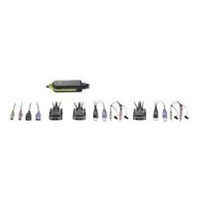 LevelOne KVM-0260 - KVM / audioschakelaar - 2 x KVM / audio - desktop LevelOne KVM-0260 - KVM / audioschakelaar - 2 x KVM / audio - desktop