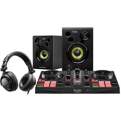 Alles-in-één-kit Hercules DJLearning MK2 Zwart Alles-in-één-kit Hercules DJLearning MK2 Zwart