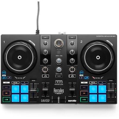 Hercules DJ-controller DJControl Inpulse 200 MK3 Zwart Hercules DJ-controller DJControl Inpulse 200 MK3 Zwart