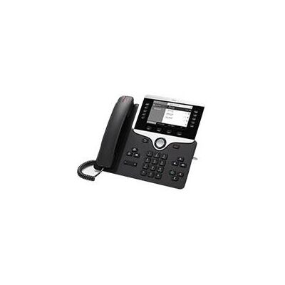 Cisco IP Phone 8811 - VoIP-telefoon - SIP, RTCP, RTP, SRTP, SDP - 5 regels - houtskool - TAA Compliant Cisco IP Phone 8811 - VoIP-telefoon - SIP, RTCP, RTP, SRTP, SDP - 5 regels - houtskool - TAA Compliant