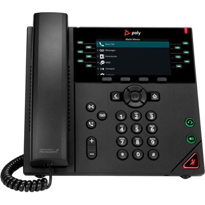 Poly VVX 450 Business IP Phone - VoIP-telefoon - 3-weg geschikt voor oproepen - SIP, SDP - 12 lijnen Poly VVX 450 Business IP Phone - VoIP-telefoon - 3-weg geschikt voor oproepen - SIP, SDP - 12 lijnen
