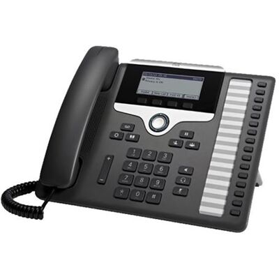 Cisco IP Phone 7861 - VoIP-telefoon - SIP, SRTP - 16 lijnen - houtskool - gereviseerd Cisco IP Phone 7861 - VoIP-telefoon - SIP, SRTP - 16 lijnen - houtskool - gereviseerd