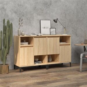 vidaXL Buffets 2 pcs, Meuble de Rangement avec Compartiments, Armoire de Rangement , Organisateur Intérieur Salon, Industriel, Chêne Sonoma Bois d'Ingénierie vidaXL Buffets 2 pcs, Meuble de Rangement avec Compartiments, Armoire de Rangement , Organisateur Intérieur Salon, Industriel, Chêne Sonoma Bois d'Ingénierie