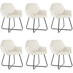 vidaXL Eetkamerstoelen 6 st fluweel bruin vidaXL Eetkamerstoelen 6 st fluweel bruin