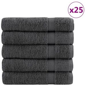 vidaXL Serviettes de Douche de qualité Supérieure 25 pcs, Draps de Bain, Serviettes d'Invité, Serviettes de Salle de Bain Toilette, Anthracite 600g/m² 137163 vidaXL Serviettes de Douche de qualité Supérieure 25 pcs, Draps de Bain, Serviettes d'Invité, Serviettes de Salle de Bain Toilette, Anthracite 600g/m² 137163