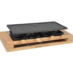 Kitchen Chef Raclette KCWOOD8MAXI 1500 W Zwart Kitchen Chef Raclette KCWOOD8MAXI 1500 W Zwart