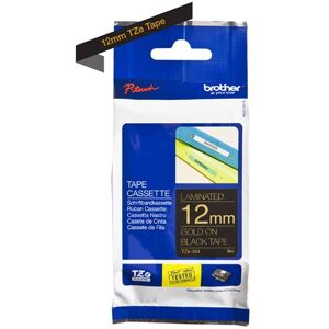 Brother Lintcassette TZe-334 Goud en Zwart voor P-Touch-labelprinter Brother Lintcassette TZe-334 Goud en Zwart voor P-Touch-labelprinter