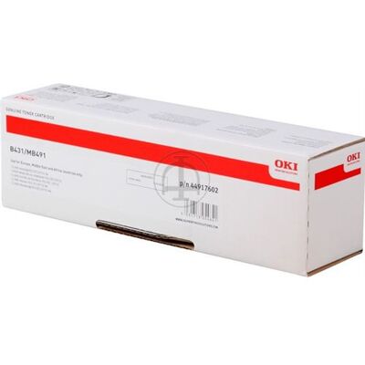 OKI - Zwart - origineel - tonercartridge - voor B431DN+; MB491dn OKI - Zwart - origineel - tonercartridge - voor B431DN+; MB491dn