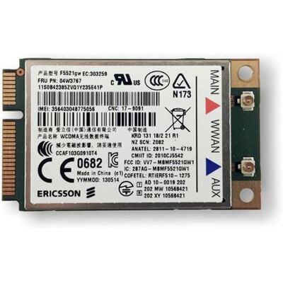 Lenovo ThinkPad Mobile Broadband Global - Draadloze mobiele modem - 3G - voor ThinkPad L420; L520; T420; T520; X121; X220 Tablet; X230 Tablet Lenovo ThinkPad Mobile Broadband Global - Draadloze mobiele modem - 3G - voor ThinkPad L420; L520; T420; T520; X121; X220 Tablet; X230 Tablet