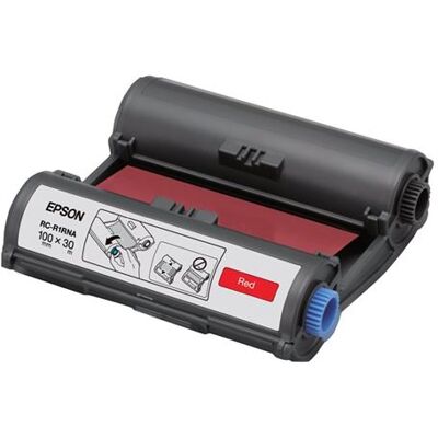 Epson RC-R1RNA - Rood - 100 mm x 30 m - printlint - voor LabelWorks Pro100 Epson RC-R1RNA - Rood - 100 mm x 30 m - printlint - voor LabelWorks Pro100