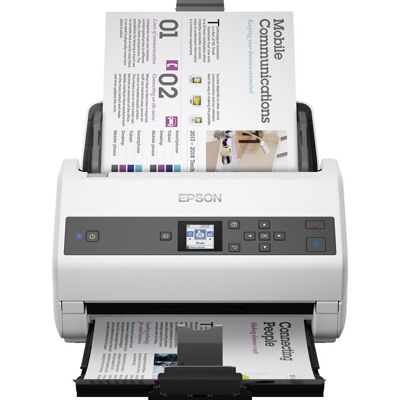 Epson WorkForce DS-870 - Documentscanner - Contact Image Sensor (CIS) - Dubbelzijdig - A4 - 600 dpi x 600 dpi - tot 65 ppm (mono) / tot 65 ppm (kleur) - ADF (100 vellen) - tot 7000 scans per dag - USB 3.0 Epson WorkForce DS-870 - Documentscanner - Contact Image Sensor (CIS) - Dubbelzijdig - A4 - 600 dpi x 600 dpi - tot 65 ppm (mono) / tot 65 ppm (kleur) - ADF (100 vellen) - tot 7000 scans per dag - USB 3.0