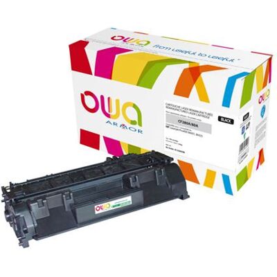 Armor OWA - Zwart - compatibel - gereviseerd - tonercartridge (alternatief voor: HP CF280A) - voor HP LaserJet Pro 400 M401, MFP M425 Armor OWA - Zwart - compatibel - gereviseerd - tonercartridge (alternatief voor: HP CF280A) - voor HP LaserJet Pro 400 M401, MFP M425