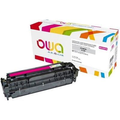 Armor OWA - Magenta - compatibel - gereviseerd - tonercartridge (alternatief voor: HP CF383A) - voor HP Color LaserJet Pro MFP M476dn, MFP M476dw, MFP M476nw Armor OWA - Magenta - compatibel - gereviseerd - tonercartridge (alternatief voor: HP CF383A) - voor HP Color LaserJet Pro MFP M476dn, MFP M476dw, MFP M476nw
