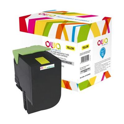 Armor OWA - Hoge capaciteit - geel - compatibel - gereviseerd - tonercartridge (alternatief voor: Lexmark 70C2HY0) - voor Lexmark CS310dn, CS310n, CS410dn, CS410dtn, CS410n, CS510de, CS510dte Armor OWA - Hoge capaciteit - geel - compatibel - gereviseerd - tonercartridge (alternatief voor: Lexmark 70C2HY0) - voor Lexmark CS310dn, CS310n, CS410dn, CS410dtn, CS410n, CS510de, CS510dte
