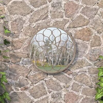 vidaXL Miroir de Jardin Miroir de Patio Mural Décoration de Jardin Suspendu Ajout de Lumière Sable 40x3 cm Fer Rond Utilisation Extérieure vidaXL Miroir de Jardin Miroir de Patio Mural Décoration de Jardin Suspendu Ajout de Lumière Sable 40x3 cm Fer Rond Utilisation Extérieure