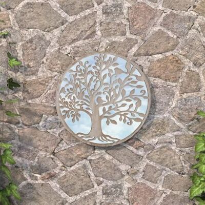 vidaXL Miroir de Jardin Miroir de Patio Mural Décoration de Jardin Suspendu Ajout de Lumière Sable 40x2,5cm Fer Rond Utilisation Extérieure vidaXL Miroir de Jardin Miroir de Patio Mural Décoration de Jardin Suspendu Ajout de Lumière Sable 40x2,5cm Fer Rond Utilisation Extérieure