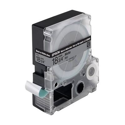 Epson LC-5SBE9 - Mat - zwart op matzilver - Rol (1,8 cm x 9 m) 1 cassette(s) tape - voor LabelWorks LW-1000P, LW-400, LW-400L, LW-400VP, LW-600P, LW-700, LW-900P Epson LC-5SBE9 - Mat - zwart op matzilver - Rol (1,8 cm x 9 m) 1 cassette(s) tape - voor LabelWorks LW-1000P, LW-400, LW-400L, LW-400VP, LW-600P, LW-700, LW-900P