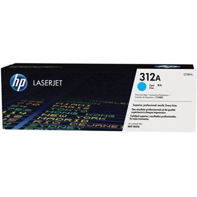 HP 312A - Cyaan - origineel - LaserJet - tonercartridge (CF381A) - voor Color LaserJet Pro MFP M476dn, MFP M476dw, MFP M476nw HP 312A - Cyaan - origineel - LaserJet - tonercartridge (CF381A) - voor Color LaserJet Pro MFP M476dn, MFP M476dw, MFP M476nw