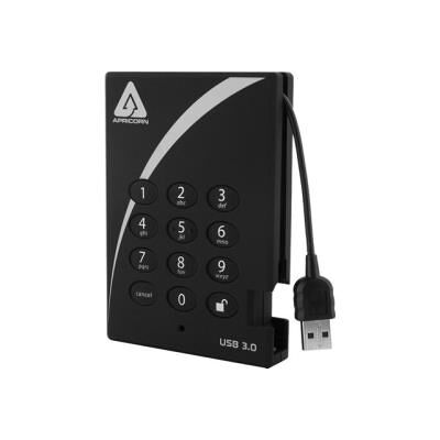 Apricorn Aegis Padlock A25-3PL256-1000 - vaste schijf - 1 TB - USB 3.0 Apricorn Aegis Padlock A25-3PL256-1000 - vaste schijf - 1 TB - USB 3.0