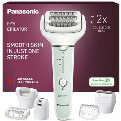 Panasonic Elektrische epilator ES-EY70AG503 Groen Panasonic Elektrische epilator ES-EY70AG503 Groen
