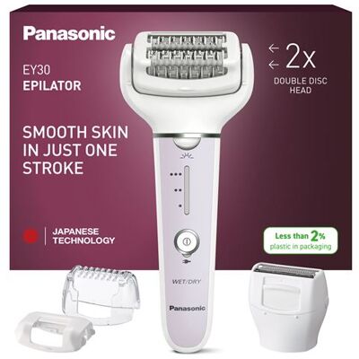 Panasonic Elektrisch epileerapparaat ES-EY30AV503 Violet en Wit Panasonic Elektrisch epileerapparaat ES-EY30AV503 Violet en Wit