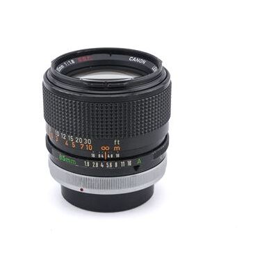 Canon Objectief met vaste brandpuntsafstand 85mm f1.8 S.S.C. Zwart Refurbished Canon Objectief met vaste brandpuntsafstand 85mm f1.8 S.S.C. Zwart Refurbished
