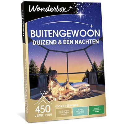 Wonderbox Cadeaubox Buitengewoon - Duizend & Een Nachten NL Wonderbox Cadeaubox Buitengewoon - Duizend & Een Nachten NL