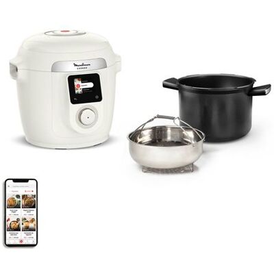Moulinex Multicooker Multicuiseur Cookeo Wifi 8-en-1 Multicuiseur CE952AF0 Wit Moulinex Multicooker Multicuiseur Cookeo Wifi 8-en-1 Multicuiseur CE952AF0 Wit