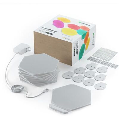 NANOLEAF SHAPES HEXAGONS STARTER KIT MINI - 9PCS NANOLEAF SHAPES HEXAGONS STARTER KIT MINI - 9PCS