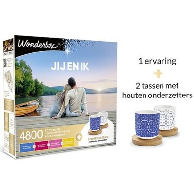 Wonderbox Cadeaubox Toi Et Moi / Jij En Ik FR/NL Wonderbox Cadeaubox Toi Et Moi / Jij En Ik FR/NL