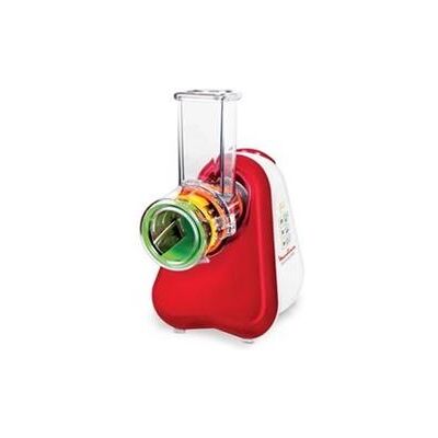 Moulinex Fresh Express DJ753500 - Elektrische rasp - 200 W - wit/rood Moulinex Fresh Express DJ753500 - Elektrische rasp - 200 W - wit/rood