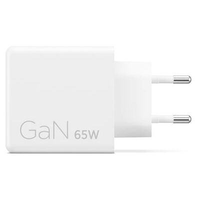 Lenovo - Netspanningsadapter - GaN - 65 watt - 2 uitgangsaansluitingen (USB-C) - wit - Europa - voor Chrome 14M8911; Slim 5 14AGP11; 5 14AHP11; 5 14IPH11; 5 16AGP11; 5 16IPH11 Lenovo - Netspanningsadapter - GaN - 65 watt - 2 uitgangsaansluitingen (USB-C) - wit - Europa - voor Chrome 14M8911; Slim 5 14AGP11; 5 14AHP11; 5 14IPH11; 5 16AGP11; 5 16IPH11