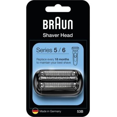 Braun Elektrisch scheerhoofd 53B Zwart Braun Elektrisch scheerhoofd 53B Zwart