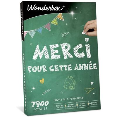 Wonderbox Cadeaubox Merci Pour Cette Année FR Wonderbox Cadeaubox Merci Pour Cette Année FR
