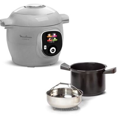 Moulinex Intelligente hogedrukpan Cookeo CE854B10 1600 W Grijs Moulinex Intelligente hogedrukpan Cookeo CE854B10 1600 W Grijs