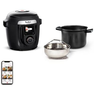 Moulinex Slow cooker Cookeo CE952810 1600 W Hoge druk intelligente multi-cooker Zwart Moulinex Slow cooker Cookeo CE952810 1600 W Hoge druk intelligente multi-cooker Zwart