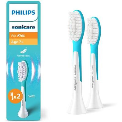 Philips Kindertandenborstels Sonicare HX6042/90 Blauw x2 Philips Kindertandenborstels Sonicare HX6042/90 Blauw x2