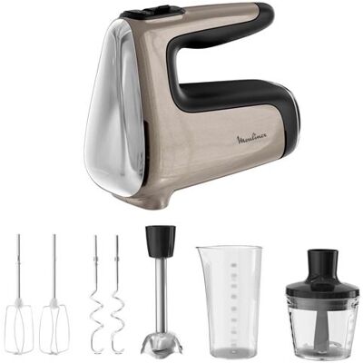 Moulinex Mixer Powermix Silence HM663AF0 850 W Inox/Zilver Moulinex Mixer Powermix Silence HM663AF0 850 W Inox/Zilver