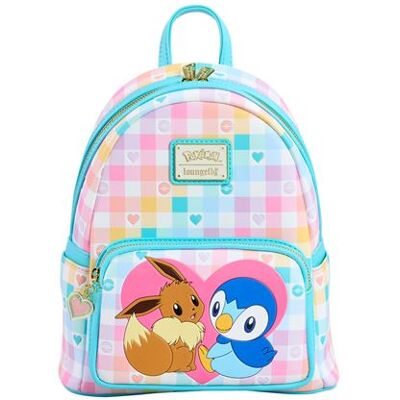 Kleine schoolrugzak Funko Loungefly Pokémon Piplup en Eevee Friends Kleine schoolrugzak Funko Loungefly Pokémon Piplup en Eevee Friends
