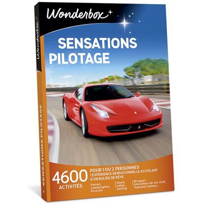 Cadeaubox Wonderbox Sensation Pilotage - FR Cadeaubox Wonderbox Sensation Pilotage - FR