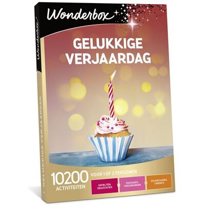 Cadeaubox Wonderbox Gelukkige Verjaardag Nl Cadeaubox Wonderbox Gelukkige Verjaardag Nl